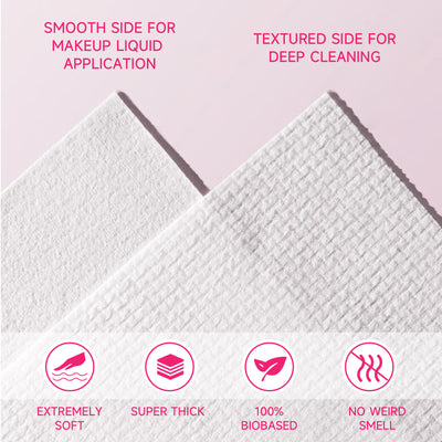 QULD Makeup Remover Wipes Singles, Daily Facial Cleanser Towelettes, Gently Removes Oil & Makeup,  Makeup Wipes, Individually Wrapped