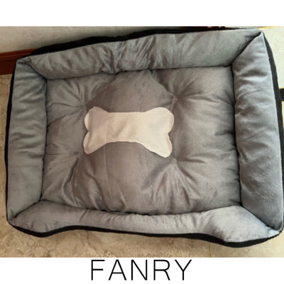 FANRY Dog Beds,Fixable Deluxe Cozy Dog Beds, Washable Dog Beds