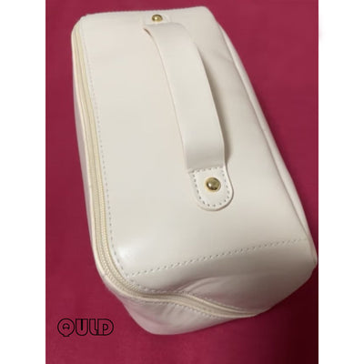 QULD Travel Cosmetic Bag Make Up Pouch Small Travel Essentials for Women Dorm Room Essentials Pouch,Water-resistant Toiletry Bag,Makeup Organizer Bag.