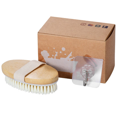 Skingrain Body Brush Exfoliator - Soft Bristle Brush Naturally Exfoliating, Smooths Cellulite, Slows Aging, Maintain Healthy Skin