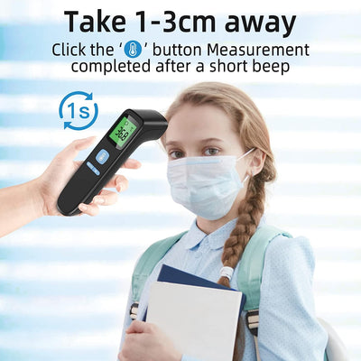 Disposable Face Towel XXL Non Contact Infrared Forehead Thermometer Fever Check Thermometer 3 in 1 Contactless for Kids Infant Adult (Batteries Not Included)