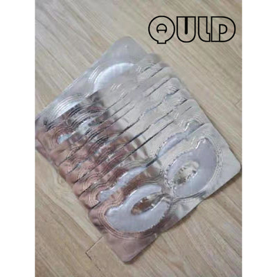 QULD Eye Gel Pads ,Skin Treatment Mask 24K Gold Eye Mask - 20 Pairs Eye Gels - Rejuvenating Treatment for Dark Cirlce,Puffiness,Refresh,Revitalizing,Travel,Wrinkles.
