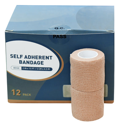 NIPWELL Self Adhesive Bandage Wrap, Sport Tape, Breathable, Waterproof, Elastic Bandage for Sports, Wrist and Ankle Wrap Tape, Non-Woven Bandage
