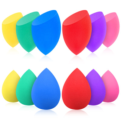 HUAUOO Makeup Sponges Set, Makeup Sponges for Foundation, Latex Free Beauty Sponges, Flawless for Liquid, Cream and Powder