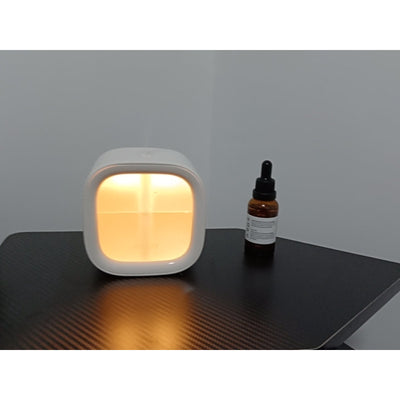 HUAUOO Essential Oil Diffuser with Remote Control，500ml Premium Diffusers for Essential Oils Aromatherapy Diffuser,Cool Mist Humidifier with 7 Colors LED Lights,2 Mist Mode,Waterless Auto Off for Home Office