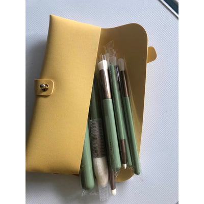 HUAWE Makeup Brushes Professional Makeup Brush Foundation Brush Blending Powder Blush Concealers Eye Make Up Brush Set With PU Leather Cosmetics Bag