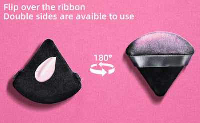 HUAWE Powder Puff Super Soft Face Triangle Makeup Puff for Face Body Loose Powder Cosmetic Foundation Makeup Tools