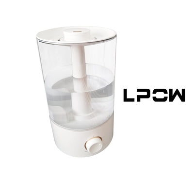 LPOW Humidifier for Bedroom,Quiet,Suitable for Baby Room, Large Water Tank,Auto Shut-Off