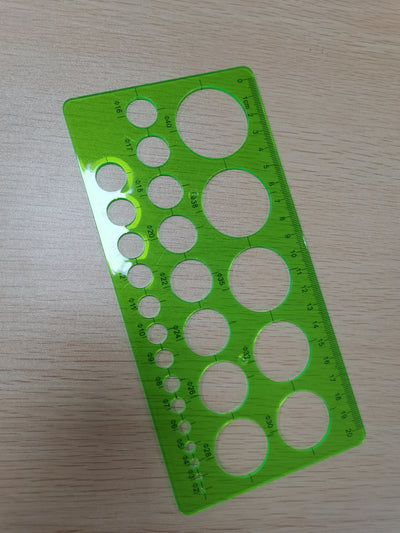 PETDET Multifunctional Ruler,  Drawing Ruler Plastic Draft Template Measuring Tool, Ruler Suitable for Students and Office