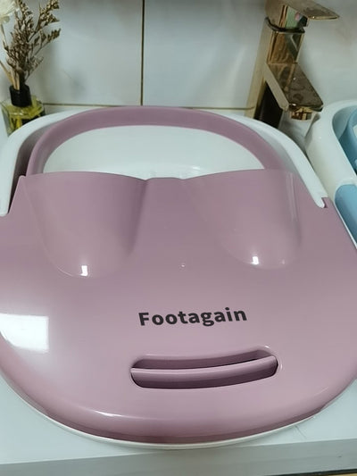 Footagain Folding Foot Soaking Bucket Over Calf Foot Bath Health Massage Foot Soaking Basin Insulation Foot Bath Bucket Household Children's Footbath