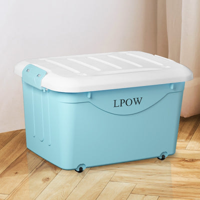 LPOW Plastic Storage Tanks Storage Box Toy Storage Box Dormitory
