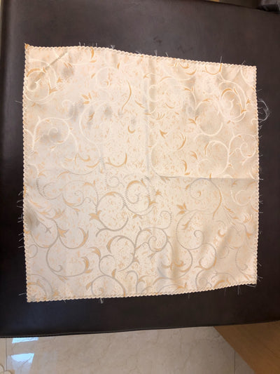 LPOW Dining Linens Home napkin steak western placemat fabric cotton and linen napkin thick double layer, heat insulation table mat placemat
