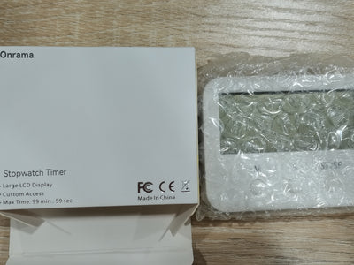 Onrama Stopwatch Timer, Electronic stopwatch, Used for baking, Time to study the alarm clock, Remind students