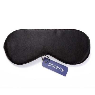 Purefly Natural Smooth Silk Eye Mask with Adjustable Strap for Sleep - LENCOO