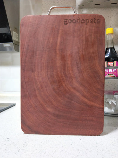 goodopets Ebony Solid Wood Whole Wood Cutting Board Antibacterial and Mildew Proof Household Cut Fruit Cutting Board