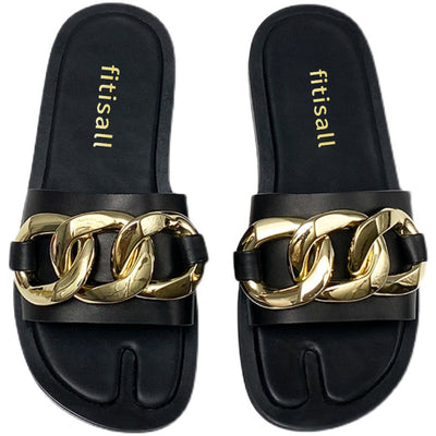 fitisall Sandals and Slippers Women Summer Wear Fashion Fairy Flat Bottom Net Red Slippers Ladies Out