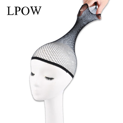 LPOW Wig Caps Hair Net Wig Elastic Hair  Net Cap for Wig Cover