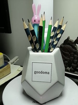goodoma Pen Holder Cone Creative Storage Box Desktop Ornaments Simple Style Office Supplies Pen Barrel Stationery Storage