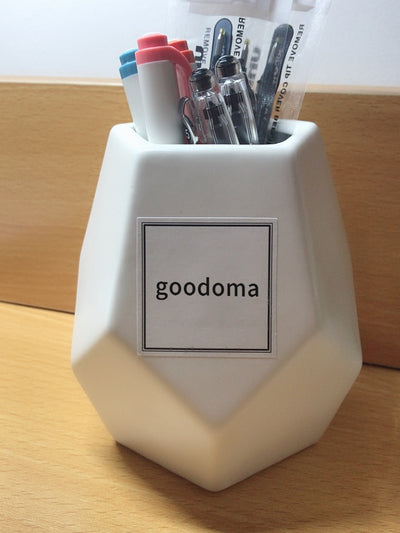 goodoma Pen Holder Cone Creative Storage Box Desktop Ornaments Simple Style Office Supplies Pen Barrel Stationery Storage