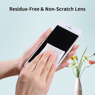 Lens Cleaning Wipes, 300PCS Pre-Moistened Individually Wrapped Cleaner Cloths for iPads, Eyeglasses, Camera Lenses, Laptop and Toys, Residue-Free Disposable Quick-Dry and Non-Scratch Electronic Tissue