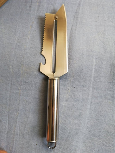 PUREFLY Stainless-steel Peeling Knife, Multi-function Peeler Fruit Knife, Apple Peeler, Melon Fruit and Vegetable Peeler