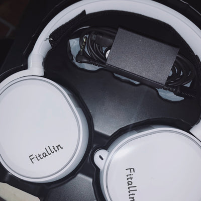 Fitallin Head-Mounted Heavy Bass Headset High-quality Cable with Microphone Mobile Computer Games Male and Female Students