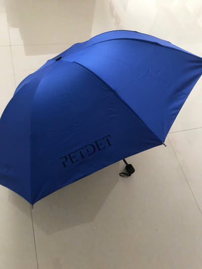 PETDET Umbrella Weather and Rain Dual-purpose Folding Parasol Sun Umbrella