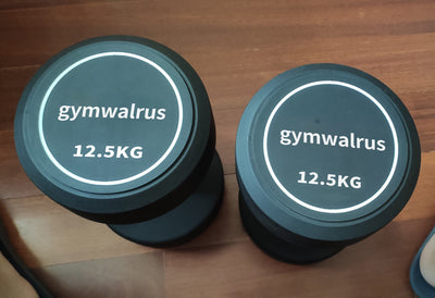 gymwalrus PU Dumbbell Professional Men's Fitness Fixed Value Commercial Dumbbell Personal Training Fixed Environmental Protection Household Dumbbell Set