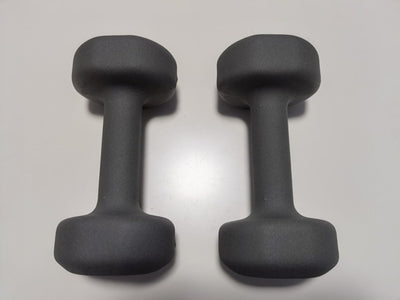 nigvo Apparatus for Body-building Fitness Equipment Household Dumbbell Exercise Arm Shaping Dumbbell Set,5KG*2, Black
