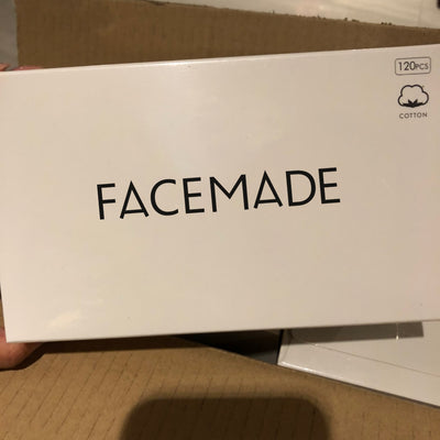 FACEMADE  Cotton Wool for Cosmetic Purposes, Makeup Cotton Pad Thick and Thin Water-saving Disposable Boxed Wet Compress