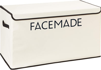 FACEMADE Chests for Toys,Toy Storage Organizerds Suit for Living Room, Nursery, Playroom, Closet etc. – Extra Large Collapsible Toys Bin with Flip-top lid for Children & Dog Toys, Great Box for Boys and Girls