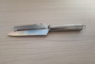 PUREFLY Stainless-steel Peeling Knife, Multi-function Peeler Fruit Knife, Apple Peeler, Melon Fruit and Vegetable Peeler