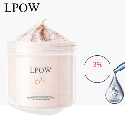 LPOW Cuticle Cream Niacinamide Body Scrub Body Bath Exfoliation