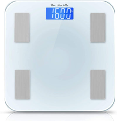 Wetene Scales Digital Weight, Smart Body Fat Scale Scales for Body Weight Digital Bathroom Scale Weighing Scale Weight Scale Step-On Technology 400lb