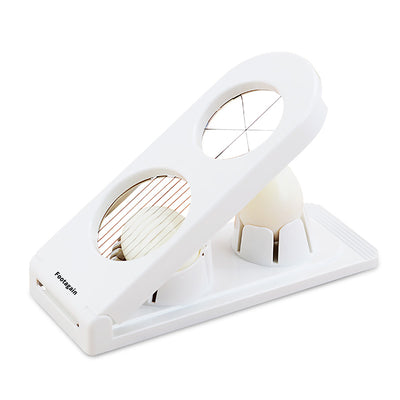 Footagain Egg Slicer Multifunctional Egg Cutter Household Two-in-One Preserved Egg Chopping Egg Chopping Artifact Egg Divider