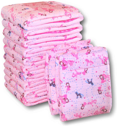 LPOW Adult Diaper, 12 Pack (X-Large, 50'' - 60'')