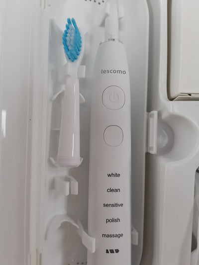 lescomo Electric Toothbrush Fully Automatic Adult Rechargeable Smart Sonic Vibration Soft Fur Students Male and Female