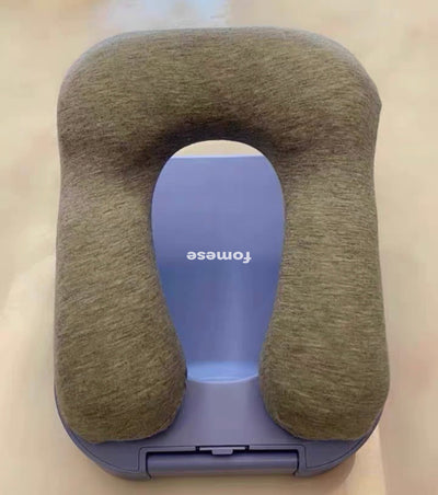 fomese Folding Portable Sleeping Pillow Can Use Nap Pillow Classroom