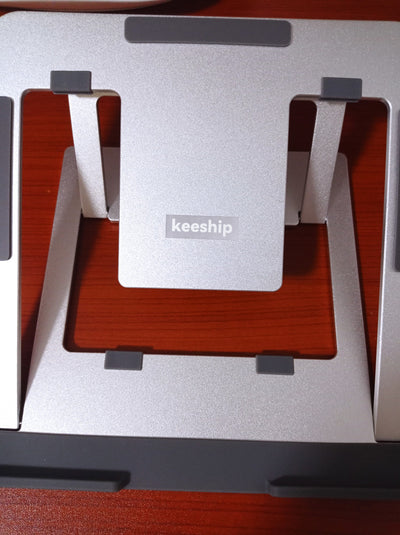 keeship Computer Bracket Aluminum Alloy Light Folding Office Desktop Support Bracket Hollowed Out Heat Dissipation
