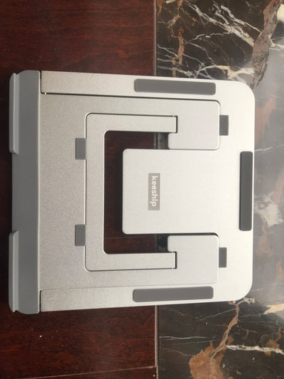 keeship Computer Bracket Aluminum Alloy Light Folding Office Desktop Support Bracket Hollowed Out Heat Dissipation