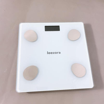 leezora Electronic Scale Weight Scale Household Body Fat Scale Charging Intelligent Fat Measuring Small Body Scale