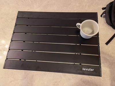 levular Outdoor Portable Folding Table Stall Table Light Aluminum Alloy Beach Picnic Table Self Driving Barbecue Table