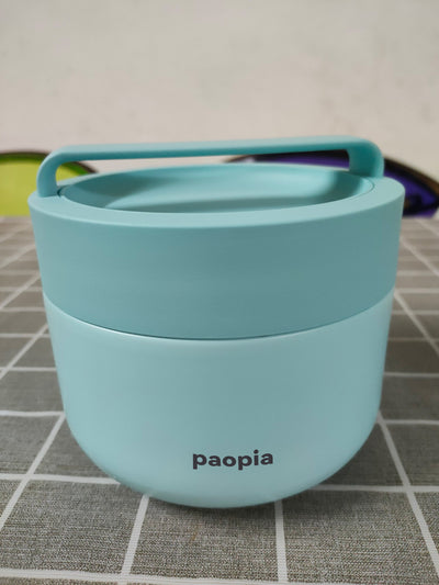 paopia Heat Preservation Lunch Stainless Steel Box Portable Soup Box Barrel Stewing Beaker for Office Workers and Students