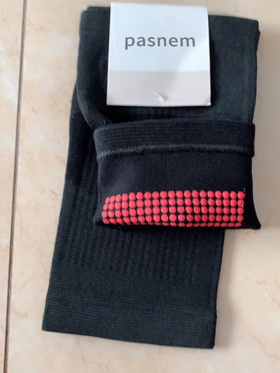pasnem Self-heating Pure Cotton Plus Velvet Knee Protector for The Elderly Lacquer Joints Winter Warmth for Men and Women